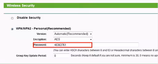 Como mudar a senha do Wifi 8 tplink3