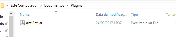 Como enviar plugins e mapas para o servidor Minecraft? 4 antibot mine