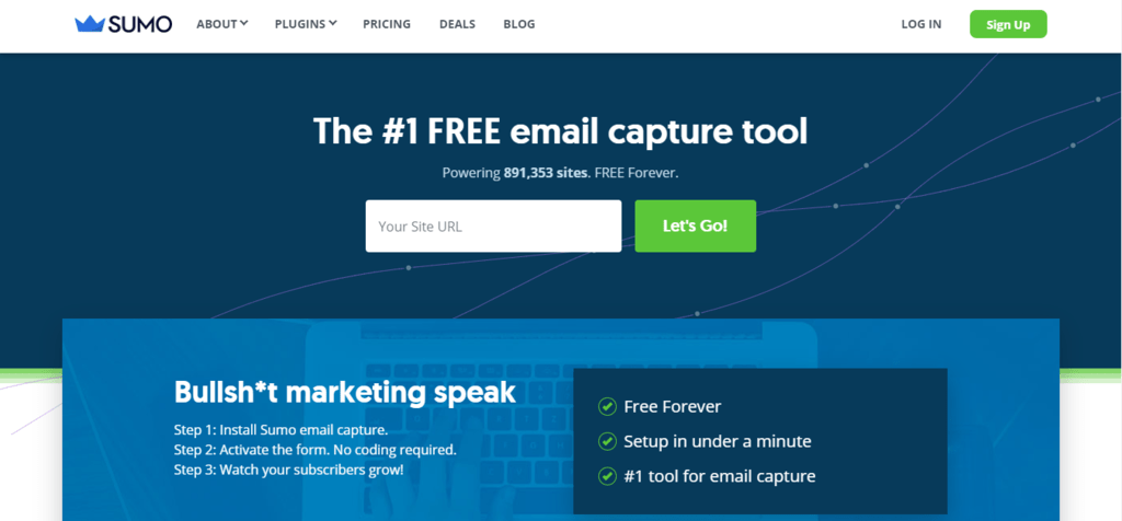 Melhores Plugins de Popup para WordPress 4 sumo