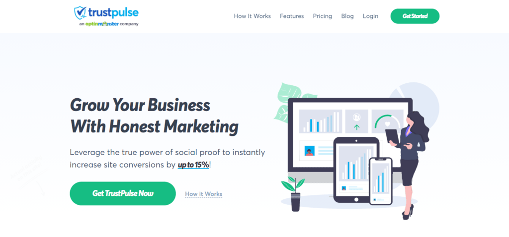 Melhores Plugins de Popup para WordPress 5 trustpulse